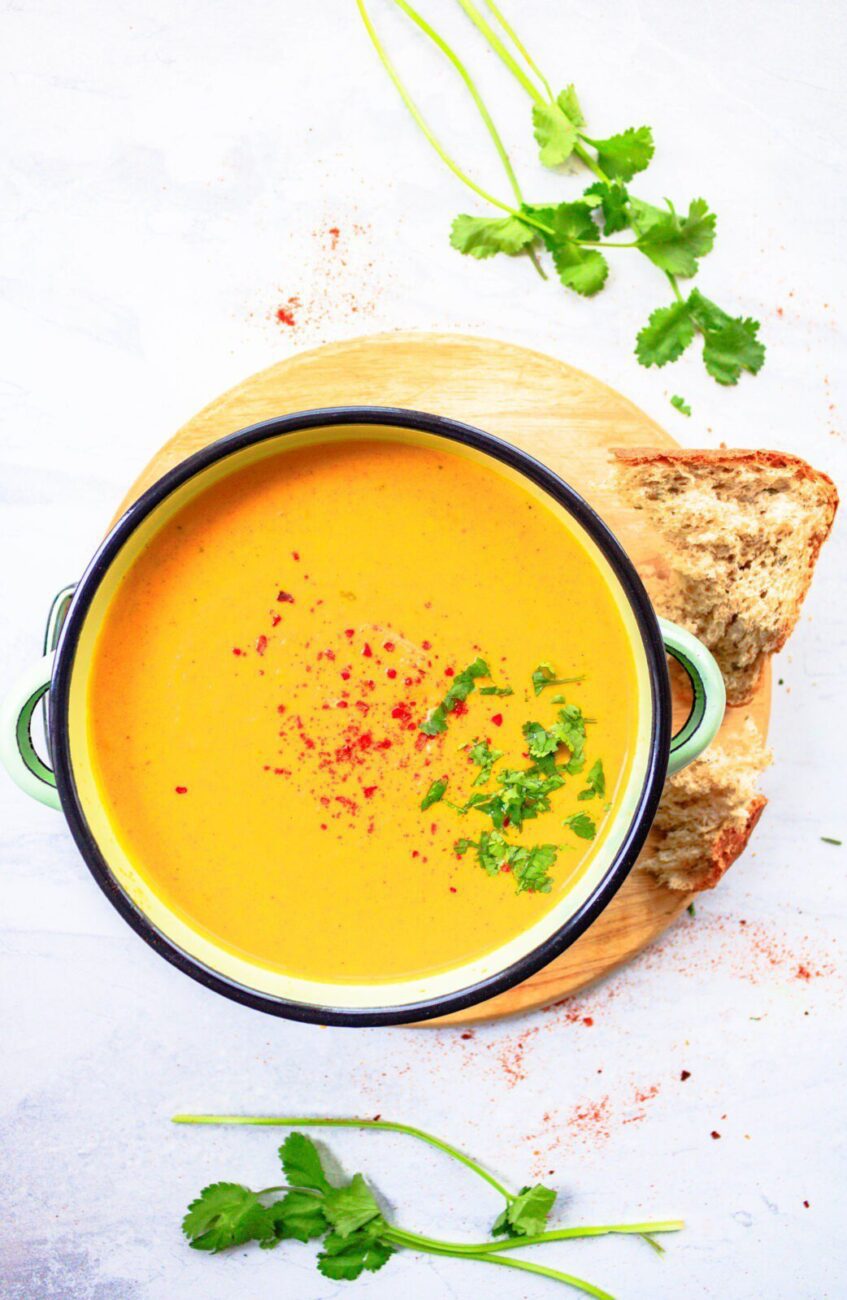 Spicy Carrot and Parsnip Soup