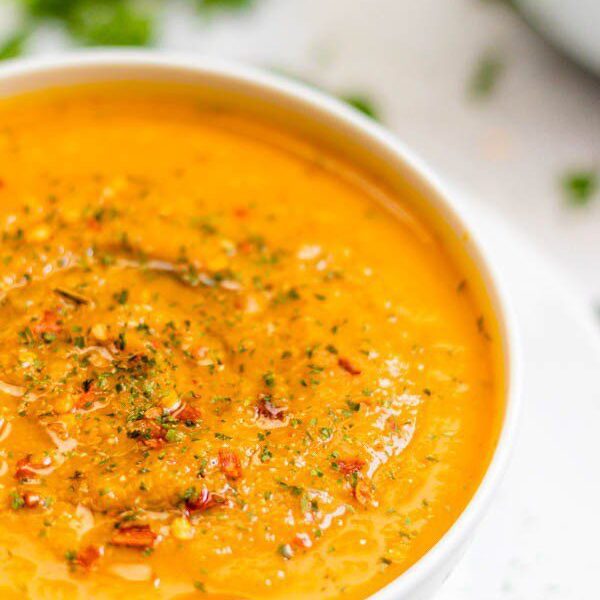 Easy Spicy carrot coriander soup