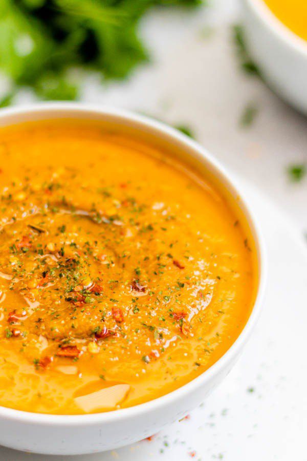 Spicy carrot coriander soup LIVHUWANI Food Photography amp Recipe Creation