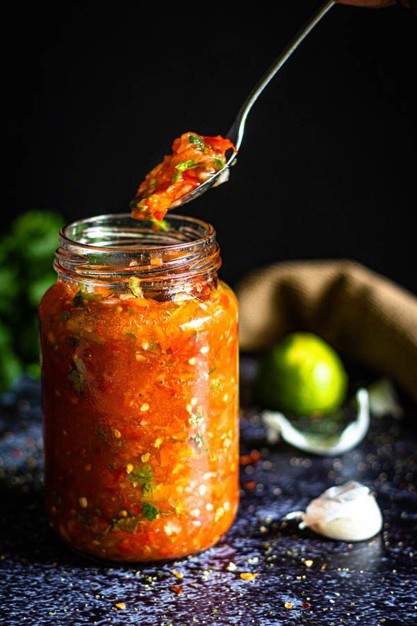 Easy to make tomato salsa
