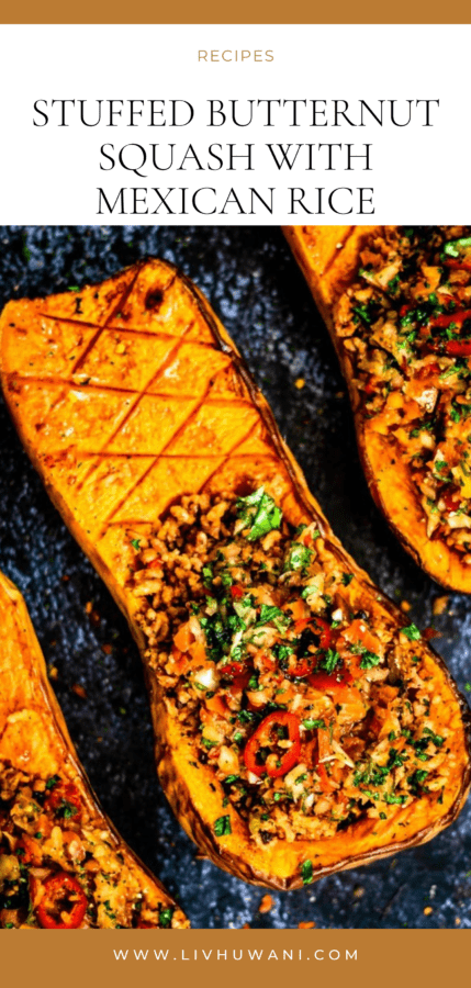 Stuffed-Butternut-squash-with-mexican-rice