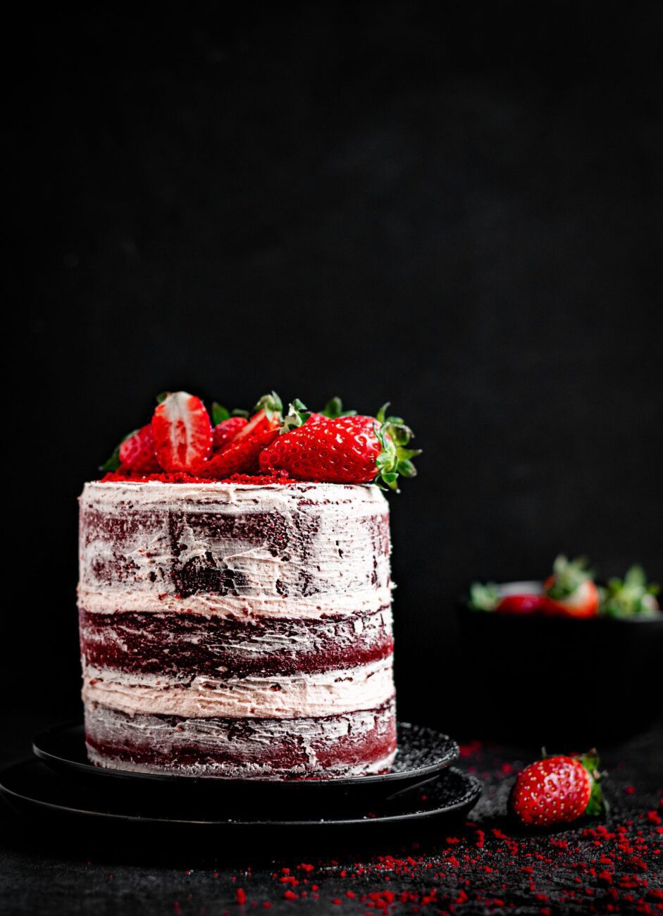 Vegan red velvet cake