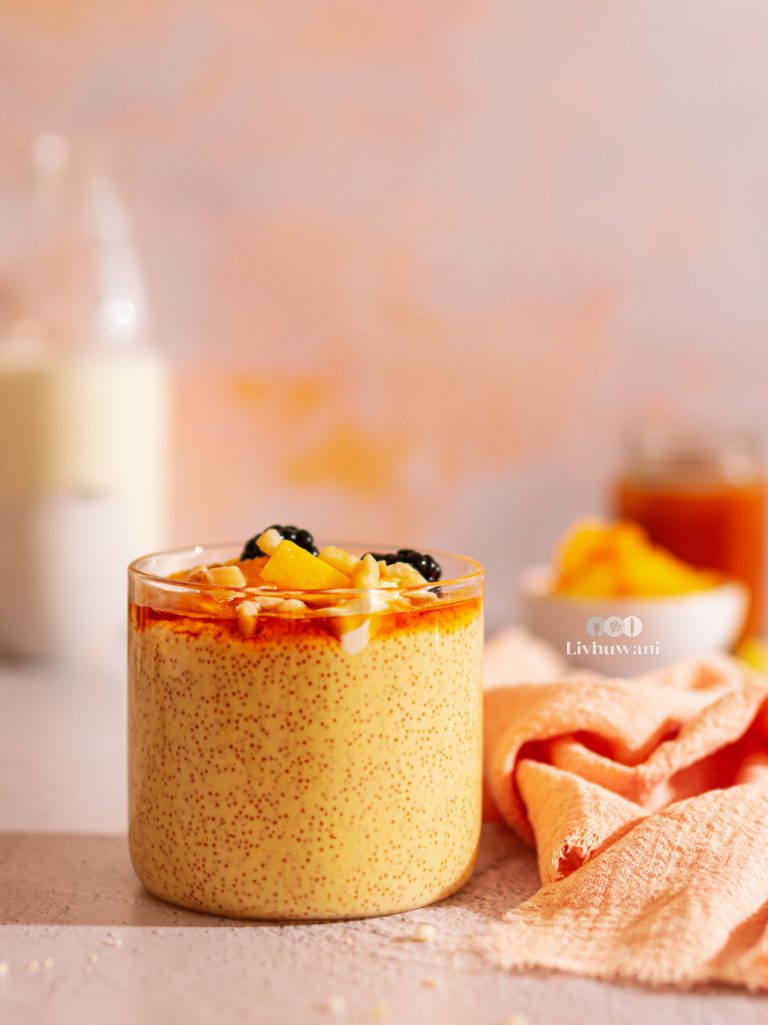 Mango Amaranth Pudding