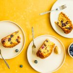 Lemon Blueberries crumb Cake-4